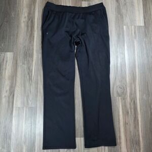 Small rips* Under Armour ColdGear Loose Fit Sweatpants Mens Medium Black Joggers